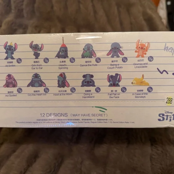Disney Stitch Collectible Box ‘Little Emotions’ with Blue and Purple Characters. - Picture 2 of 2